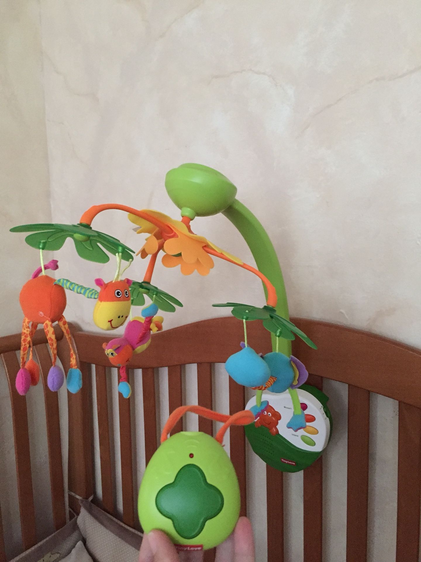 Tiny Love Crib Mobile w/remote control