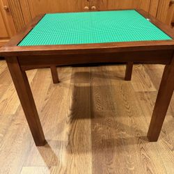 Imaginarium Children’s Lego Table - Dark Stain