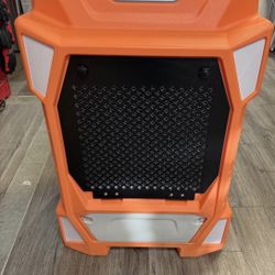 Edendirect 190 pt. 7,500 sq.ft. Bucketless Commercial Dehumidifier in Orange with Drain Hose