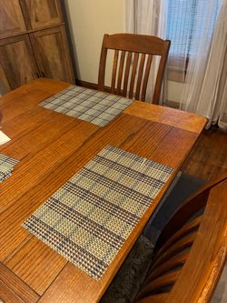 Dining room table and China cabinet