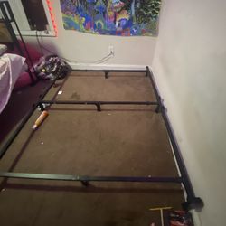 metal bed frame (extends to any size bed) 