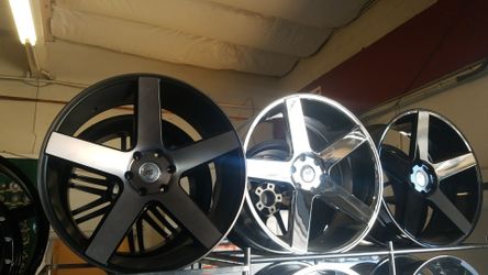 22s 24s 5 spoke street force wheels