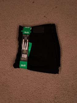 Plain Black Urban Star Straight Leg Jeans