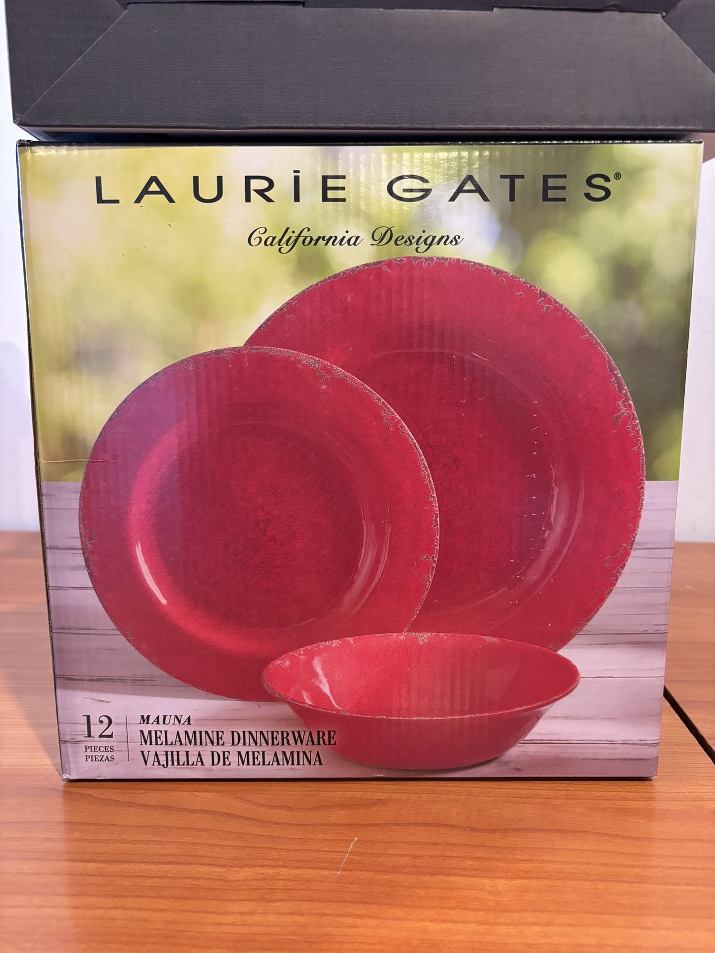 12 Piece Melamine Dinnerware Set
