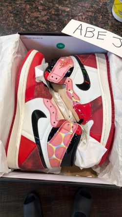 Spiderman Jordan 1 size 10