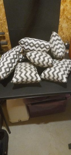 Black And White Throw Pillows /Brand New