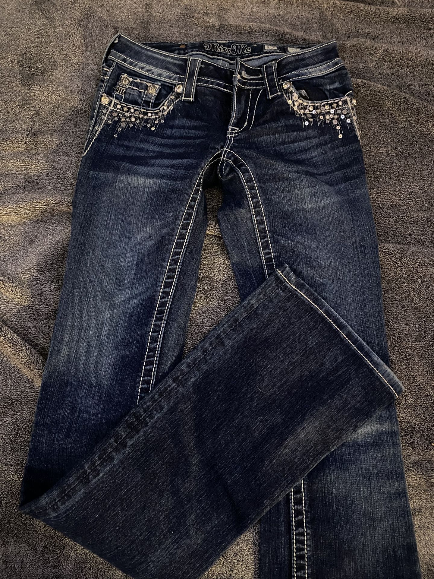 Flared Girls Miss Me Jeans