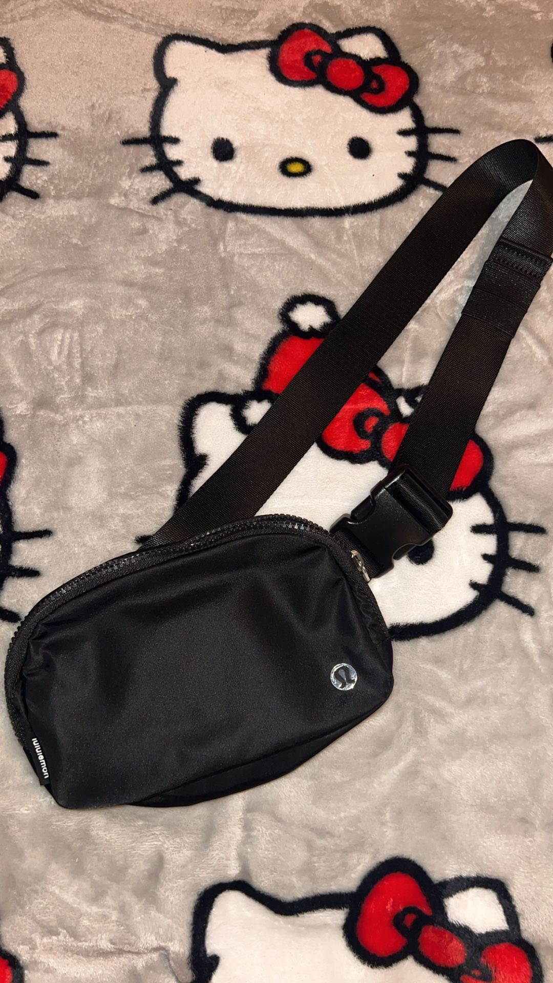 Lulumelon Black Belt Bag New 
