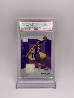 Kobe Bryant Legendary Status Materials Game-Worn Jersey Patch PSA 10