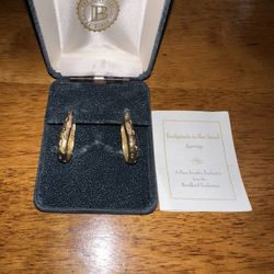 925 Sterling Silver Earrings BGE Footprints 