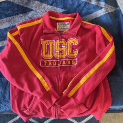 Usc Zip Up Sweater, Trojans Vintage