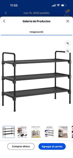 3 tier shoe rack