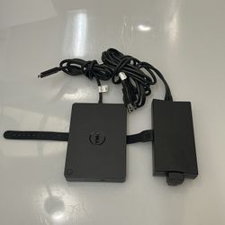 Dell WD15 Docking Station 130W Power Adapter USB-C HDMI Dual DisplayPort w/ Charger - $39