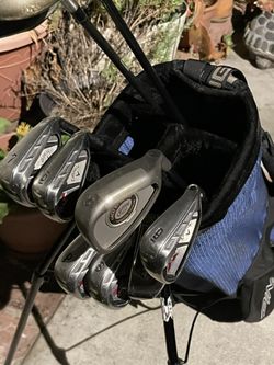 Callaway and Cobra golf clubs