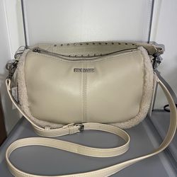 Steve Madden Faux Shearling Cream