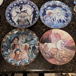 The Rainbow Valley Of The Unicorn Plate Collection