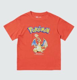 New W/ Tag Pokémon 30th Anniversary 2026 UNIQLO Kids UT  T-Shirt Limited Cute Red short sleeve shirt  Top unisex tee  Comes from pet free smoke free h