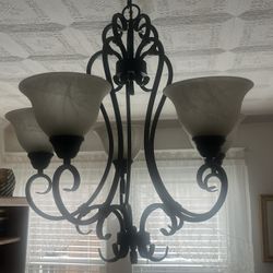 5  Light Hanging Chandelier 