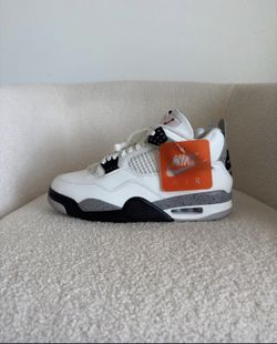 Jordan 4 White Cement 