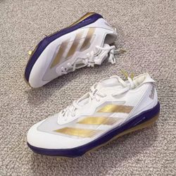 Adidas Adizero Instinct+ Washington Huskies Baseball Cleats Purple Gold White