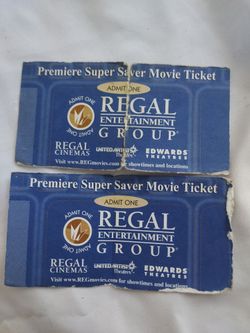 Regal Movie Tickets