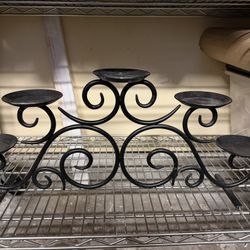 Wrought Iron Candles Holder