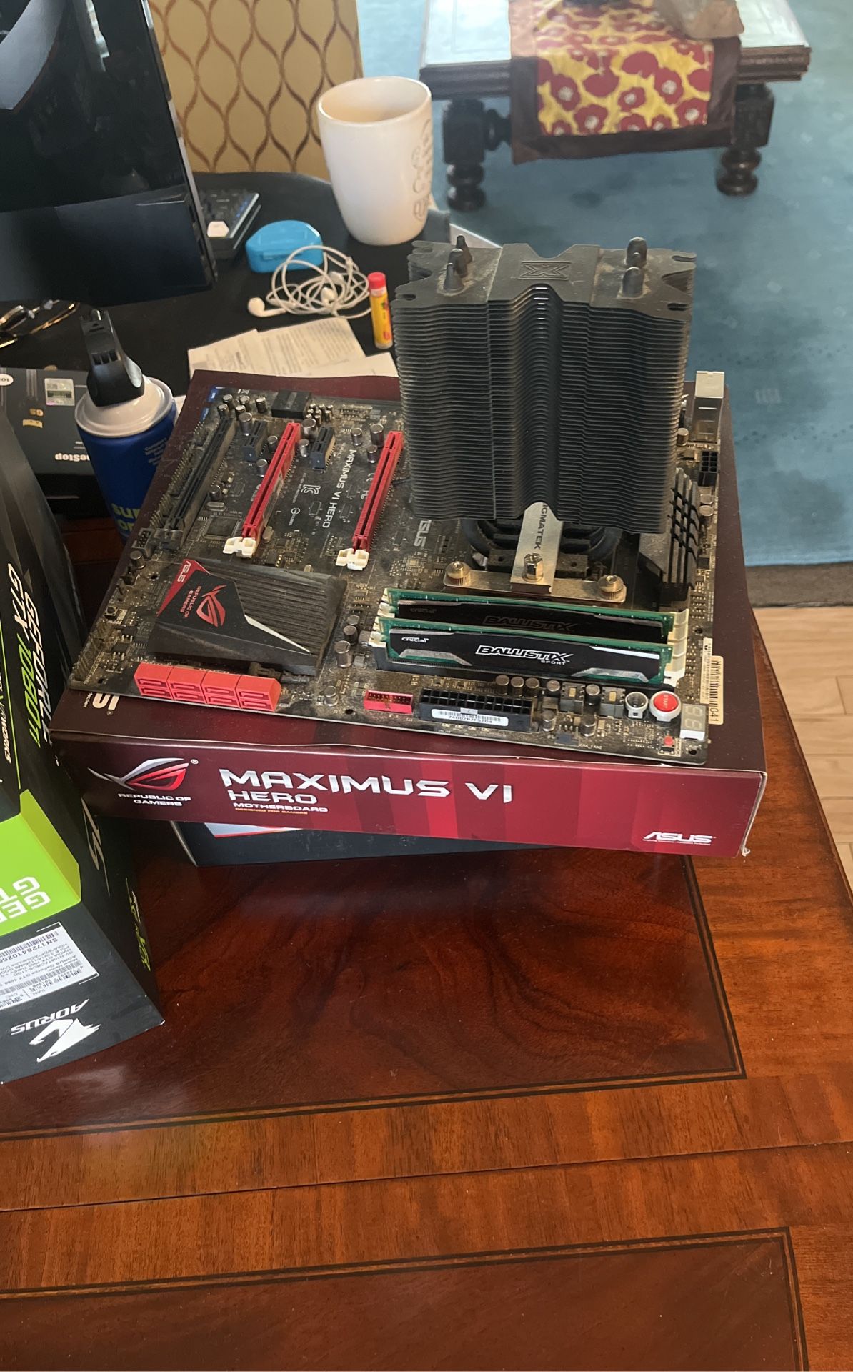 Intel 4670K + Asus Maximus VI Hero Motherboard And DDR3 16 GB RAM kit