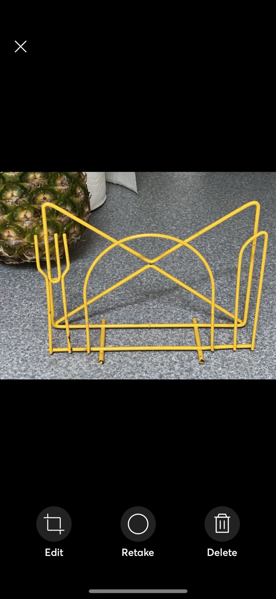 Cute vintage wire napkin holder