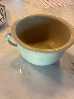 White Ironstone chamber pot! Cottagecore Decor!