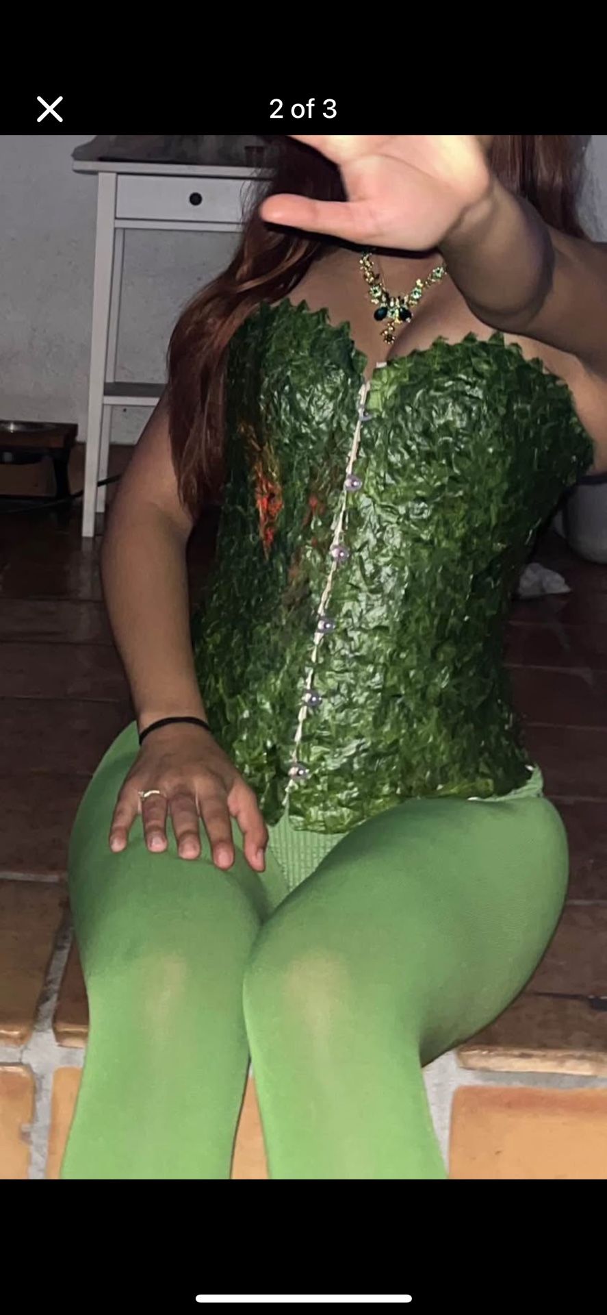 Poison Ivy Corset Costume DIY