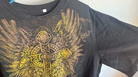 Y2K-style Affliction graphic T-shirt