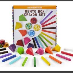 Bento Box Crayon Set - array of shapes and colors NEW