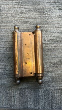 Vintage Antique Double Action Spring Hinges
