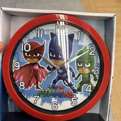 NWT PJ Masks  Decorative Wall Clock
