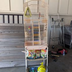 Bird Cage, Blackout Cage Cover, Bird Feed