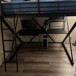 Metal Frame Loft Bed