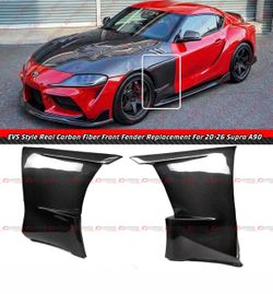 0-26 Toyota GR Supra A90 EVS Style Carbon Fiber Fender Replacement