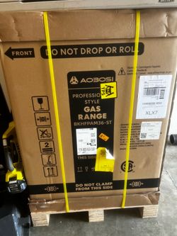 Brand New AOBOSI 36” Professional Gas Range – Never Installed