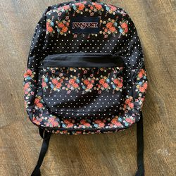 Jansport Backpack Floral Polkadot Backpack