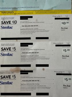 Similac Infant Formula Coupons $20 Total