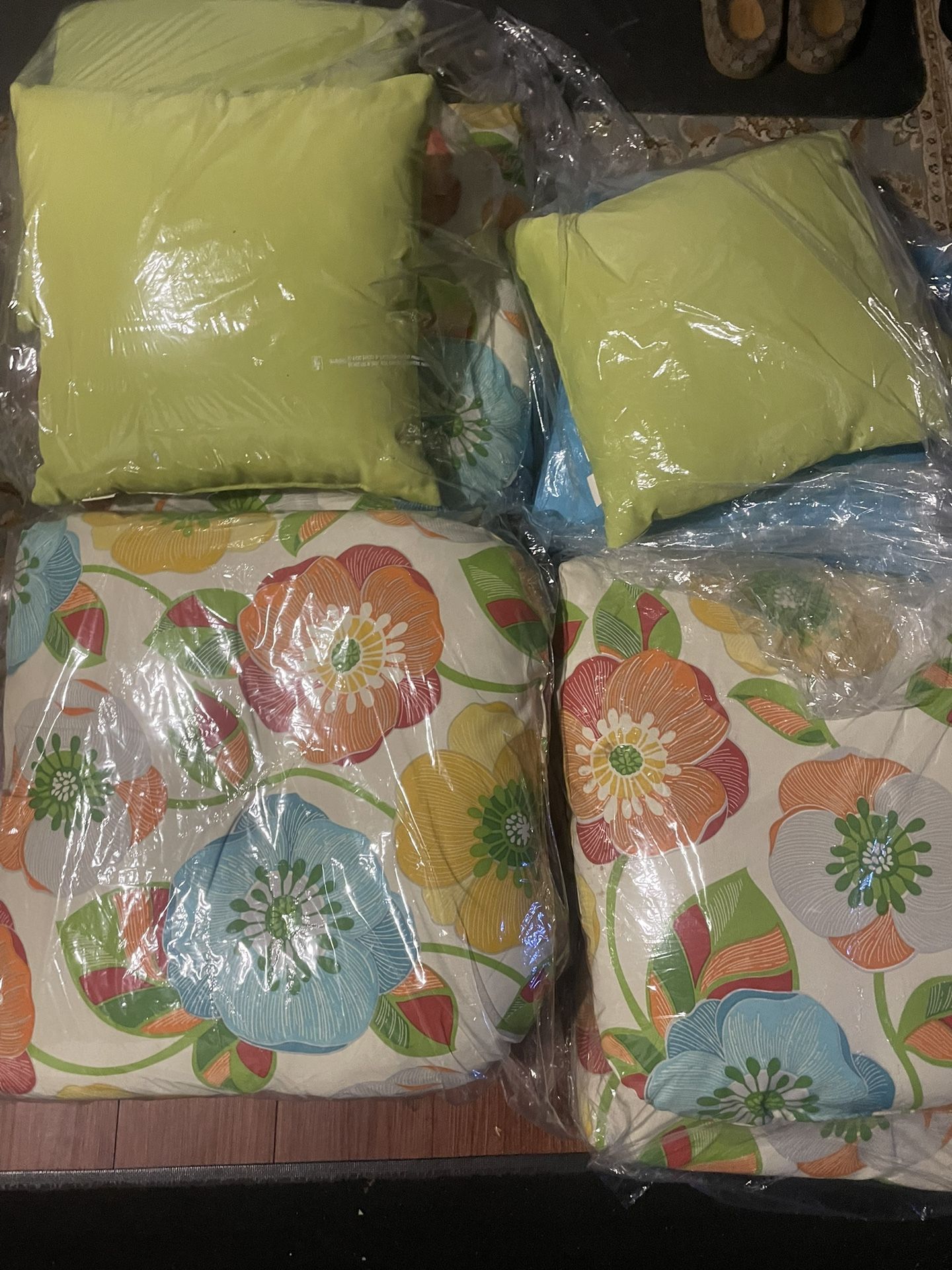 New pillows and cushions
