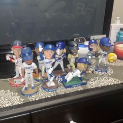 Bobbleheads Dodgers And Angel 
