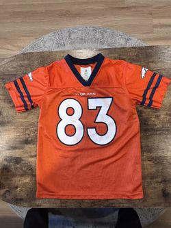 Denver Broncos Wes Welker NFL Football Jersey Orange Kids Small (6-7)