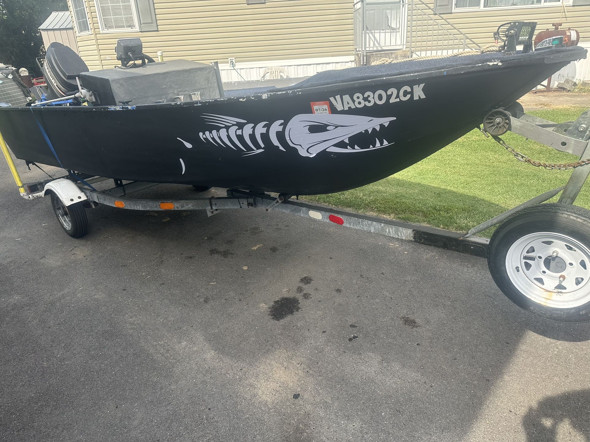 Boat And Trailer 