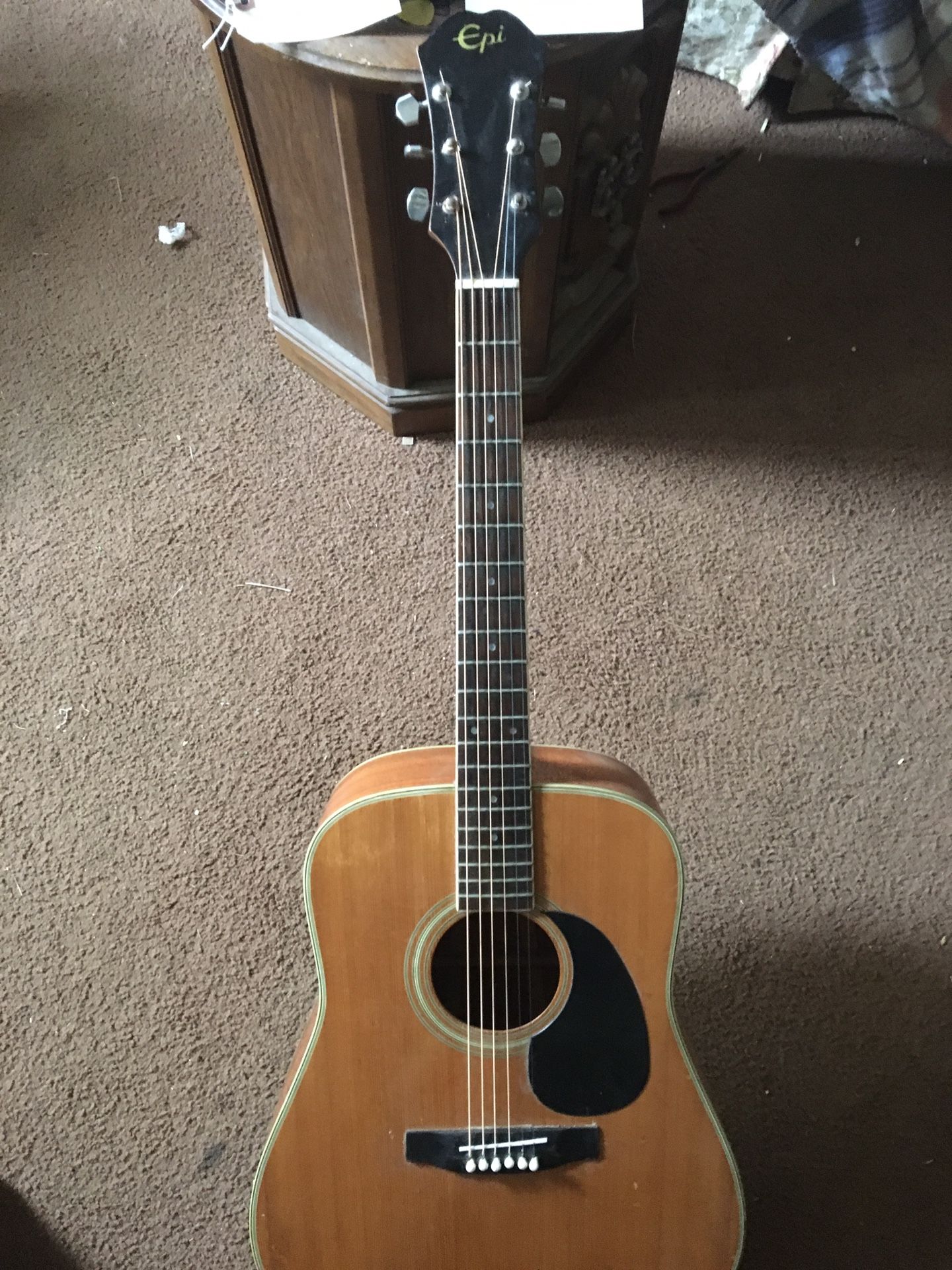 Acoustic Epiphone guitar