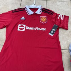 ADIDAS MAN UNITED JERSEY SIZE XL NEW 