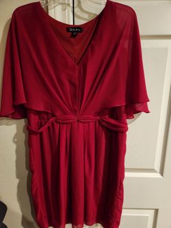 Womens red dress