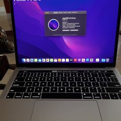 macbook pro 13 inch touchbar perfect condition