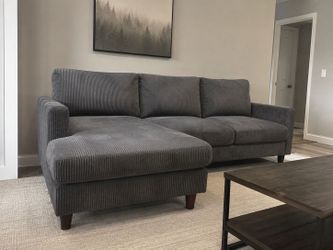 Free Delivery Today! Beautiful & Cleaned Sectional modern Sofa. No rips or stains. Well kept. Great condition