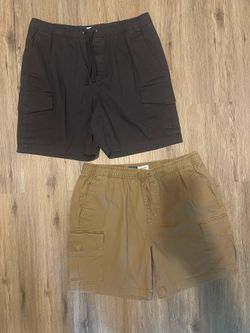 Mens Khaki Shorts Sz Large